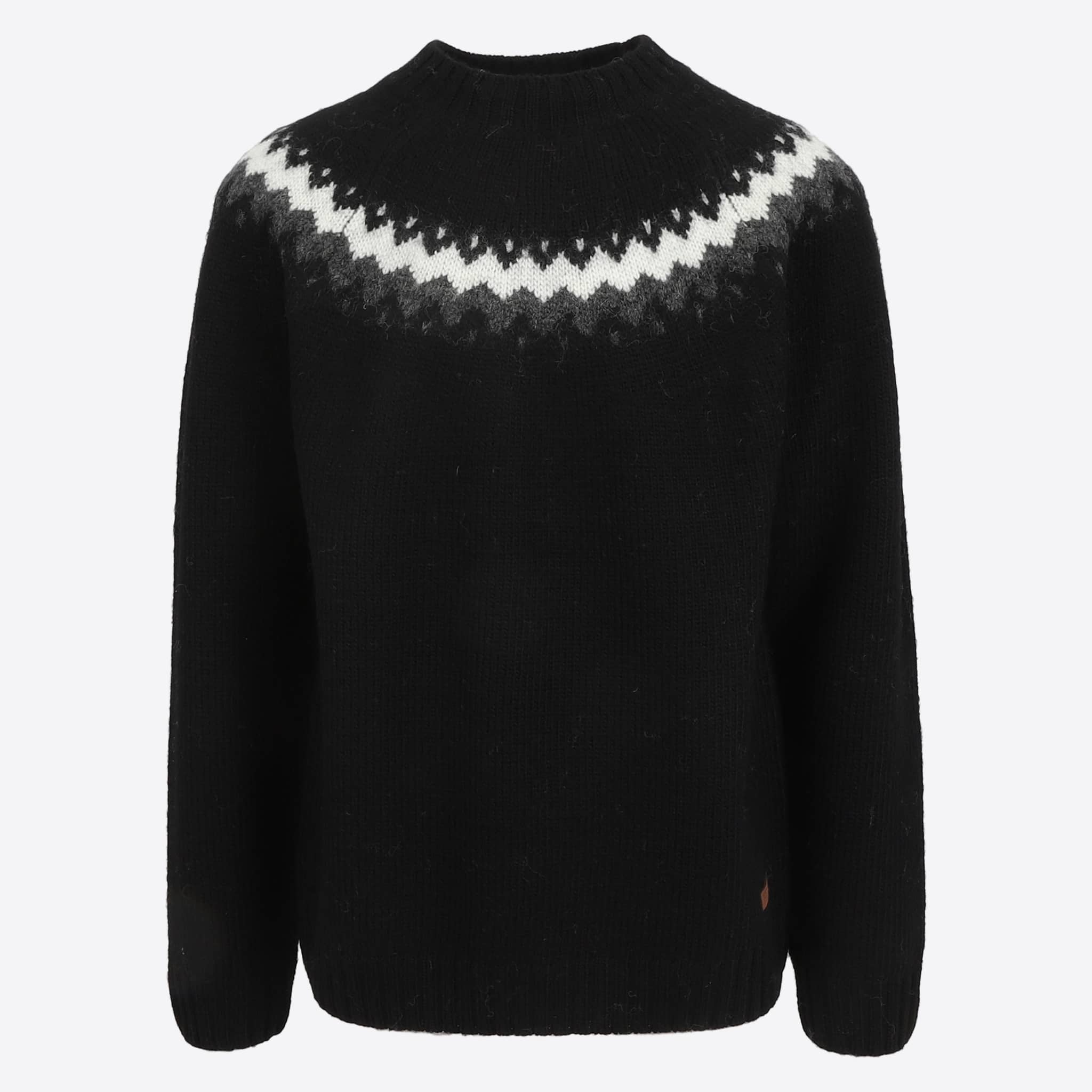 Vík Icelandic pattern wool pullover